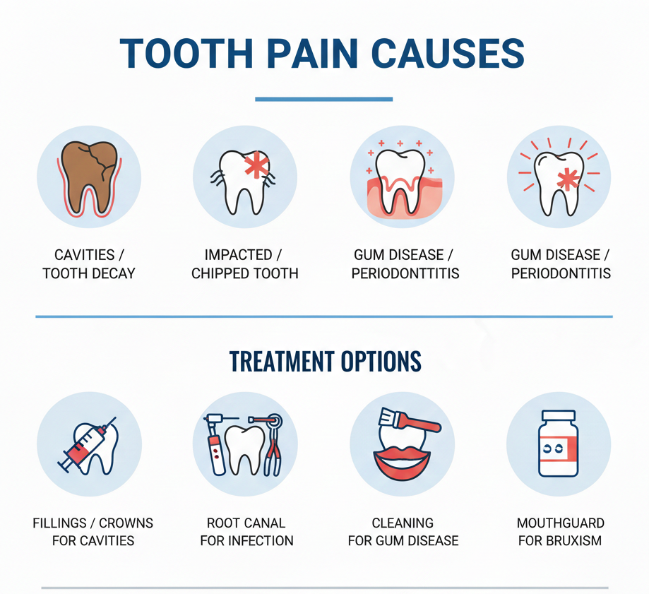 tooth pain causes and treatment
