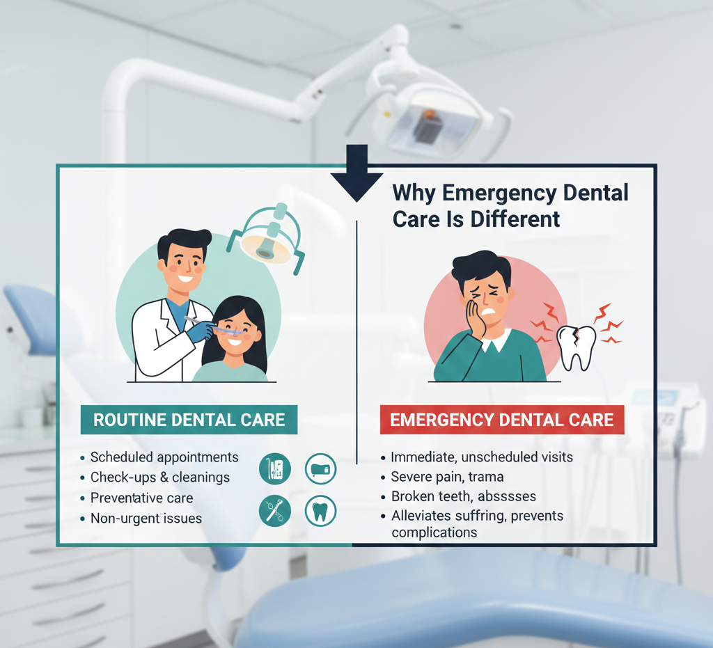 Why Emergency Dental Care Is Different​